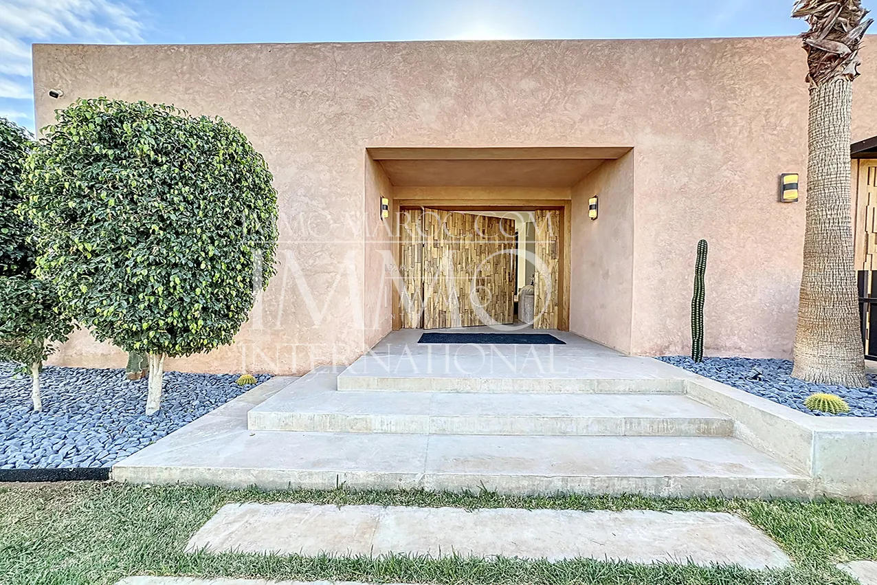 Villa contemporain a vendre en construction route ourika marrakech
