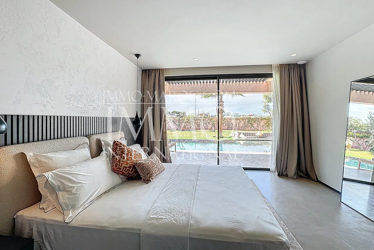 Villa contemporain a vendre en construction route ourika marrakech