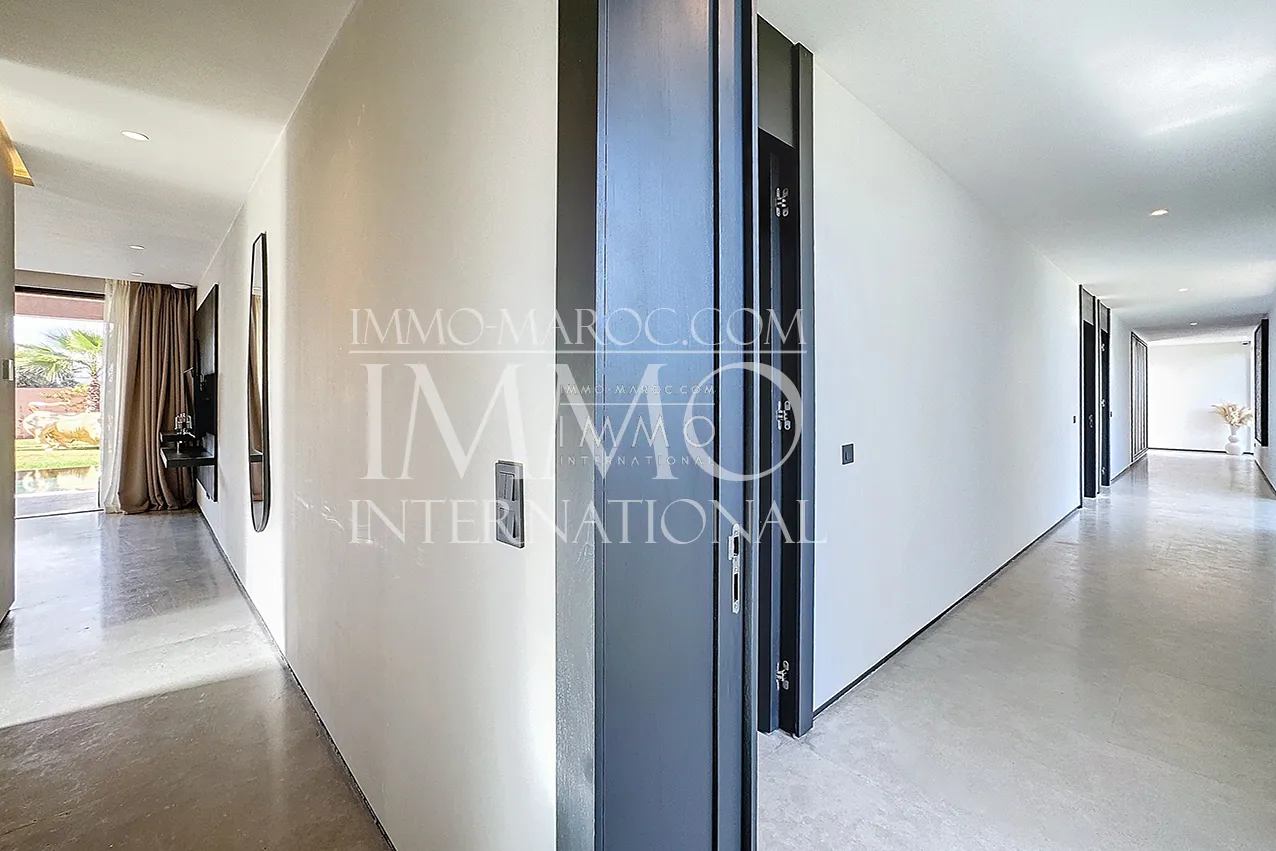 Villa contemporain a vendre en construction route ourika marrakech