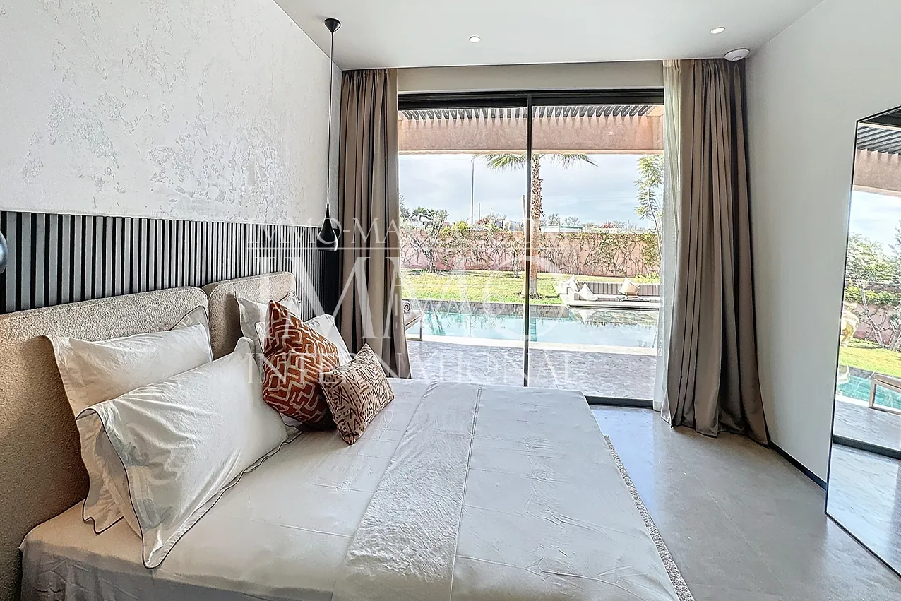 Villa contemporain a vendre en construction route ourika marrakech