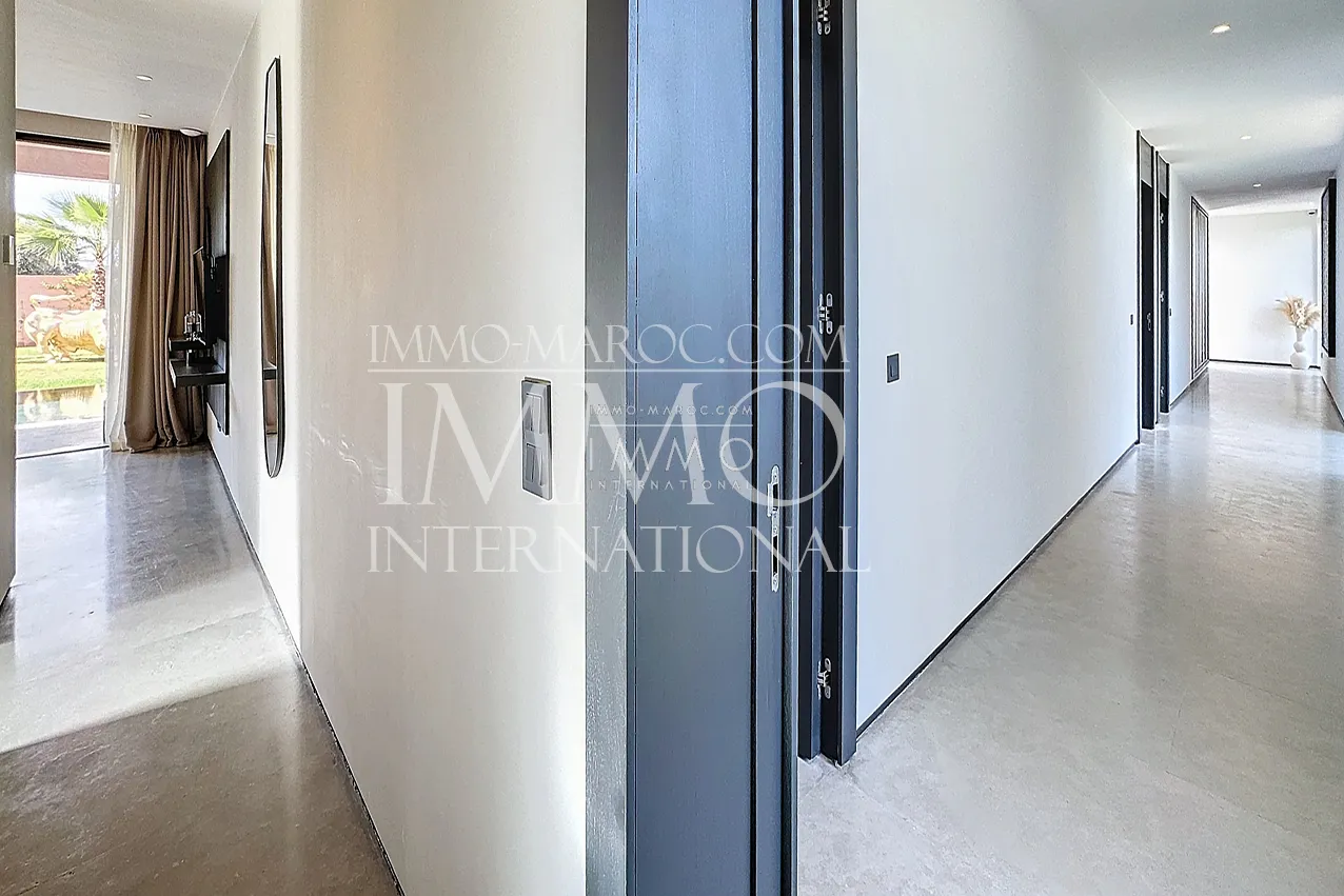 Villa contemporain a vendre en construction route ourika marrakech