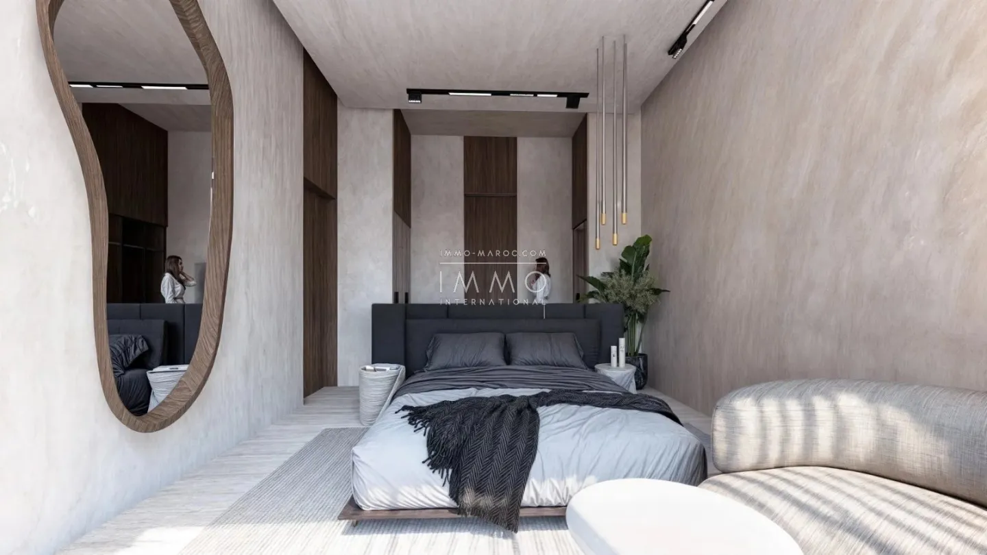 Villa contemporaine a vendre  en construction route ourika marrakech