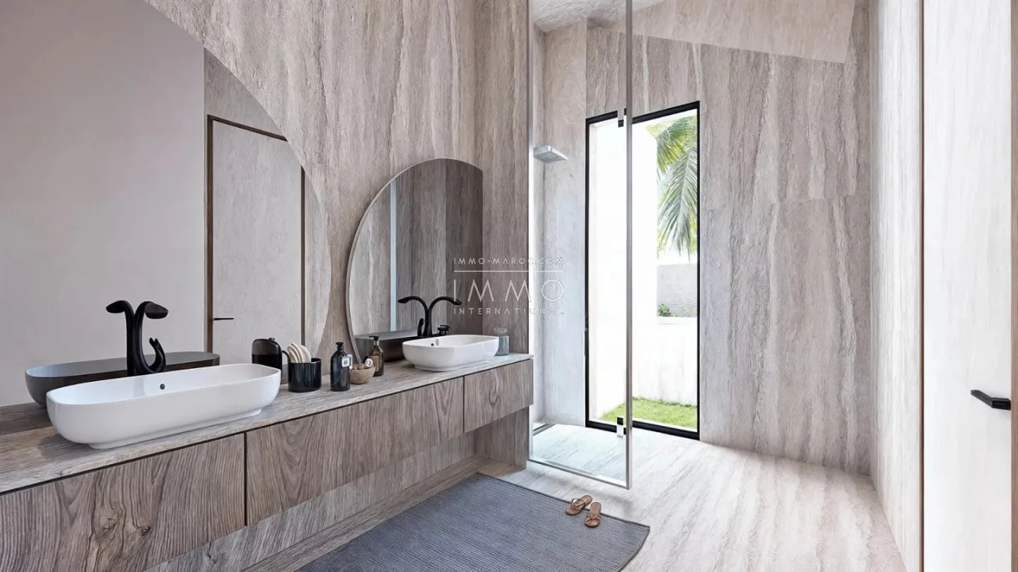 Villa contemporaine a vendre  en construction route ourika marrakech