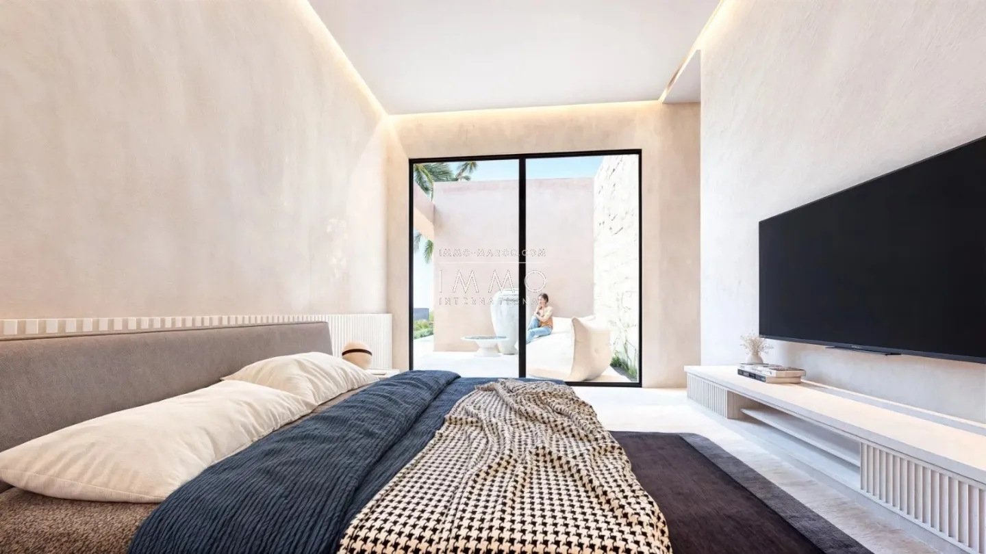 Villa contemporaine a vendre  en construction route ourika marrakech