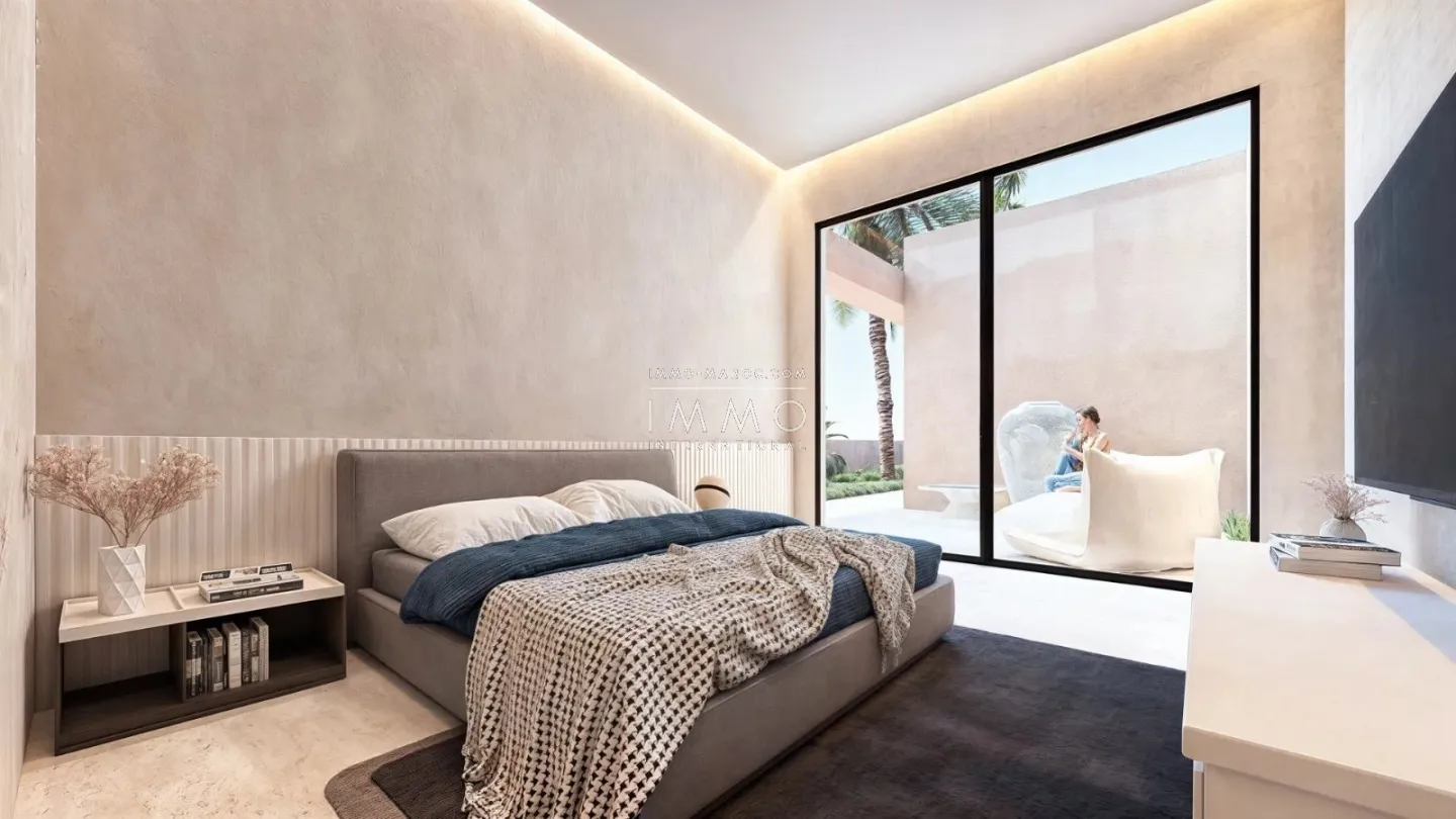 Villa contemporaine a vendre  en construction route ourika marrakech