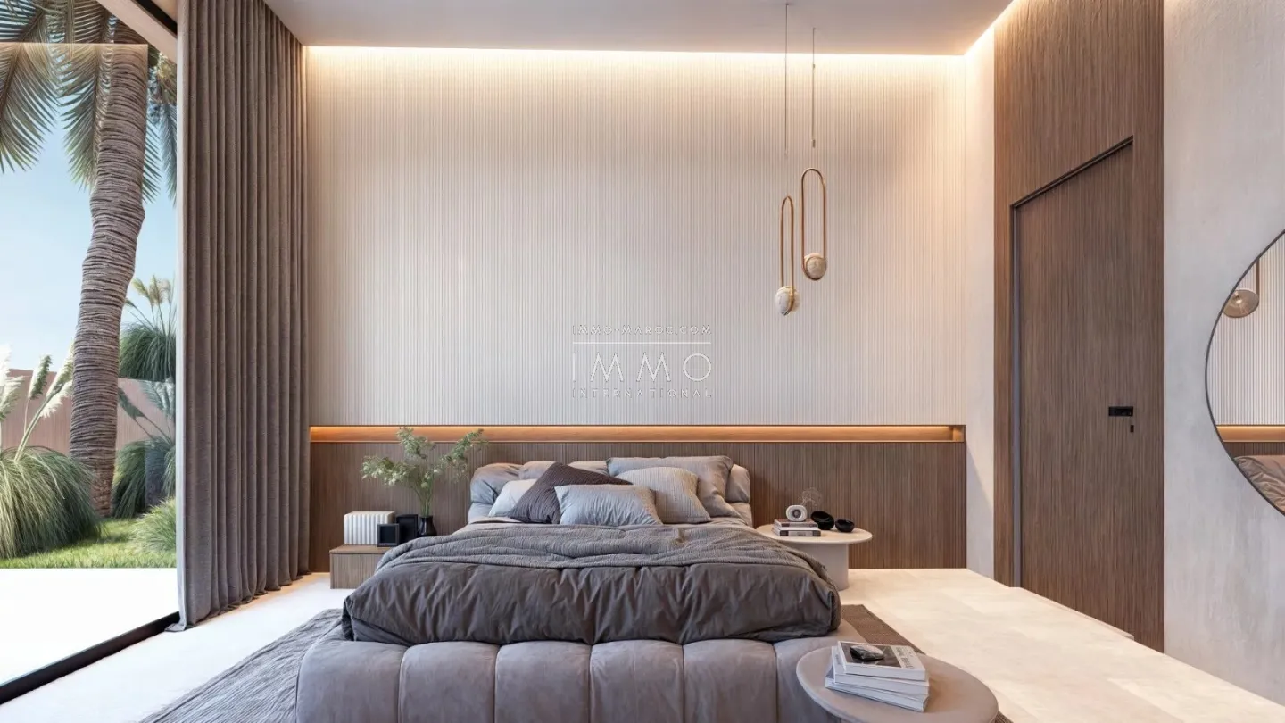 Villa contemporaine a vendre  en construction route ourika marrakech