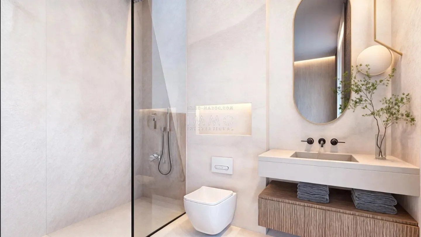 Villa contemporaine a vendre  en construction route ourika marrakech