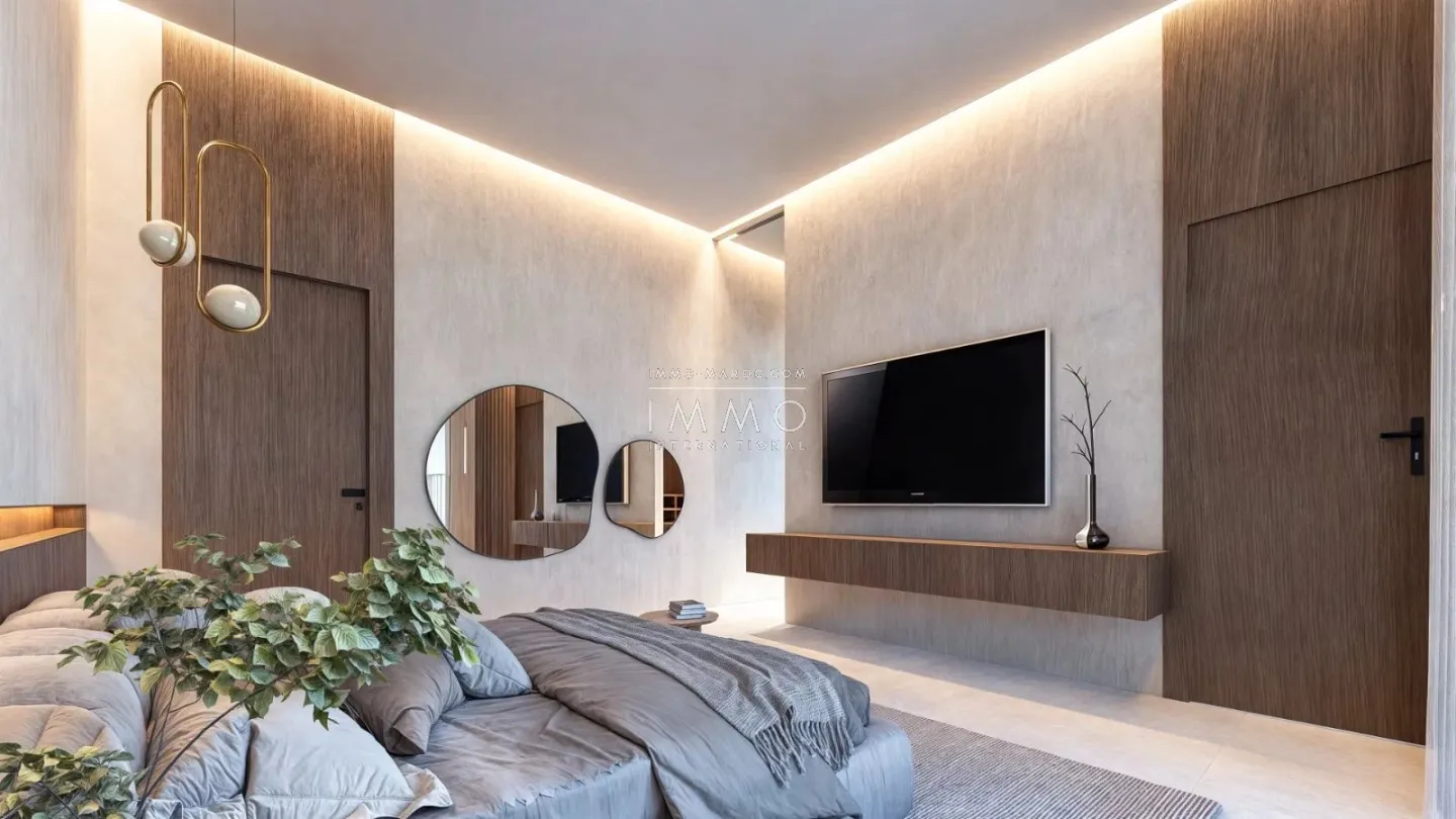 Villa contemporaine a vendre  en construction route ourika marrakech