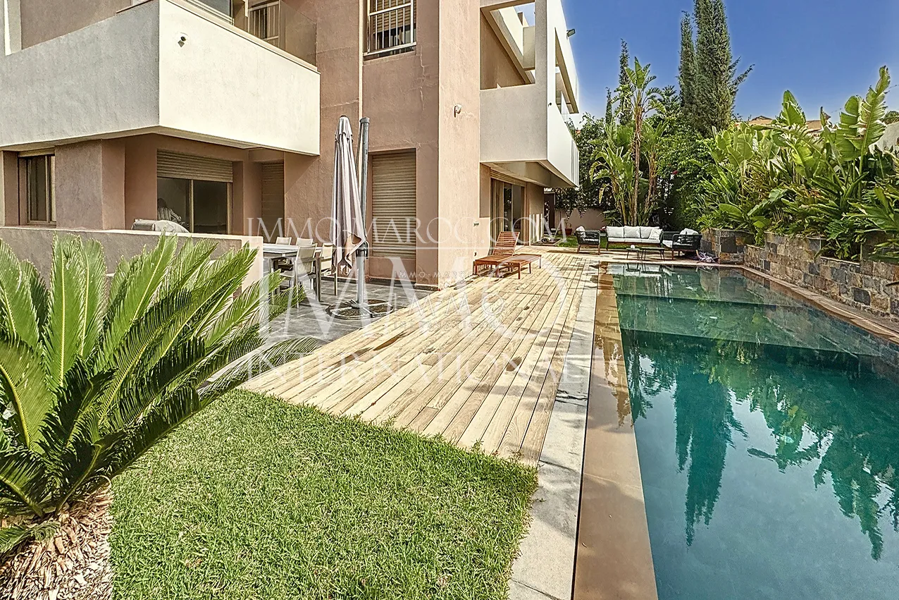 Magnifique villa contemporaine avec piscine – agdal marrakech