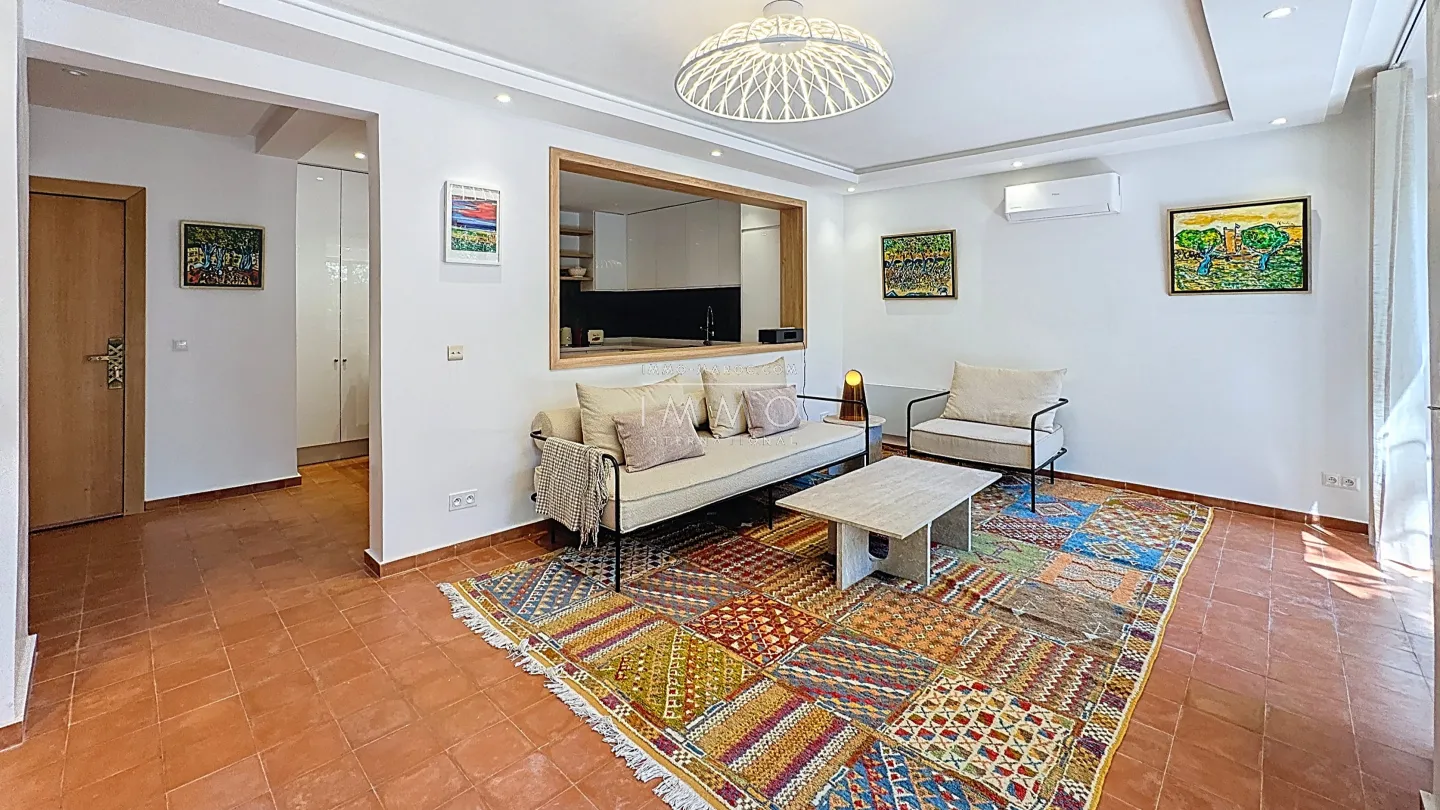 À vendre en exclusivité – Élégant rez-de-jardin meublé à l’hivernage, marrakech