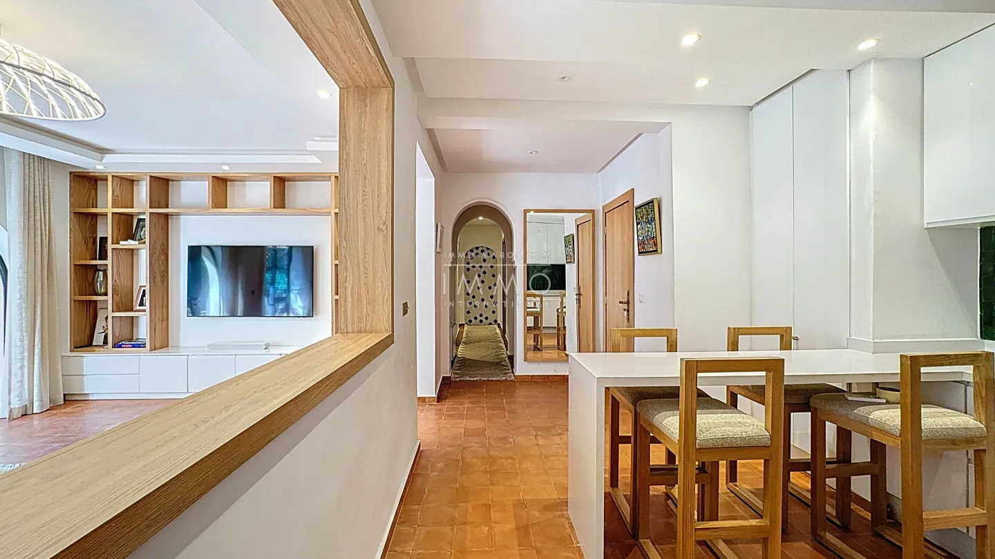 À vendre en exclusivité – Élégant rez-de-jardin meublé à l’hivernage, marrakech