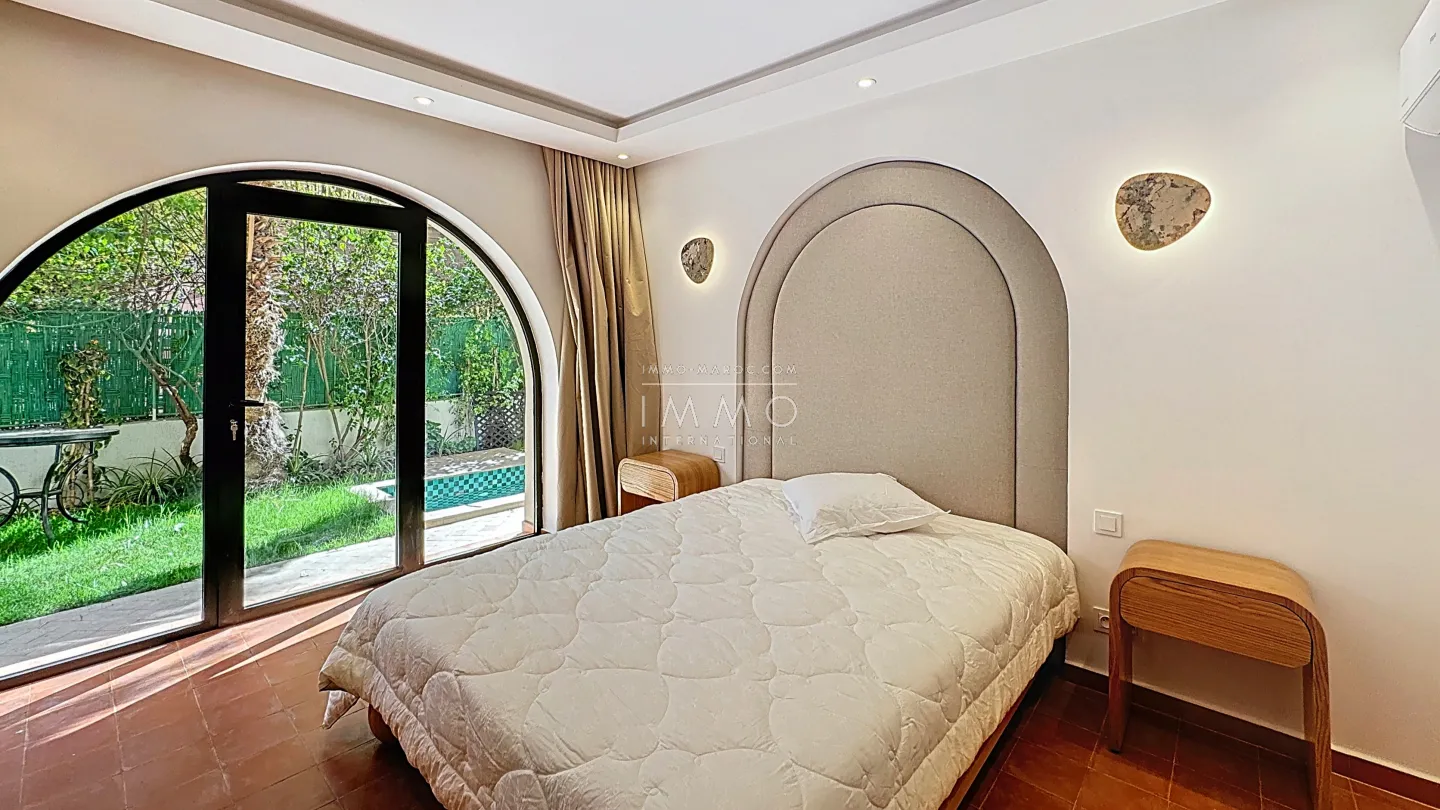 À vendre en exclusivité – Élégant rez-de-jardin meublé à l’hivernage, marrakech