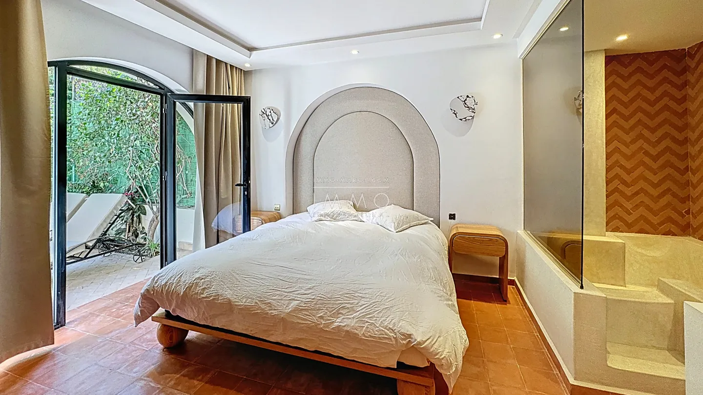 À vendre en exclusivité – Élégant rez-de-jardin meublé à l’hivernage, marrakech