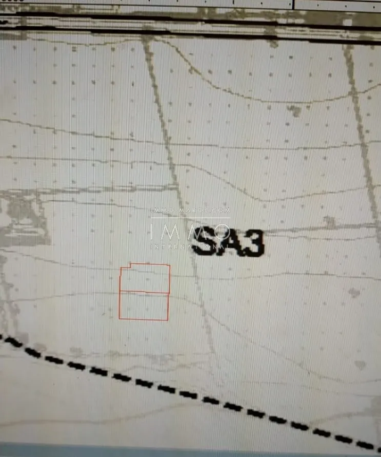 Terrain un hectare pour 4 villas a 12 km de marrakech