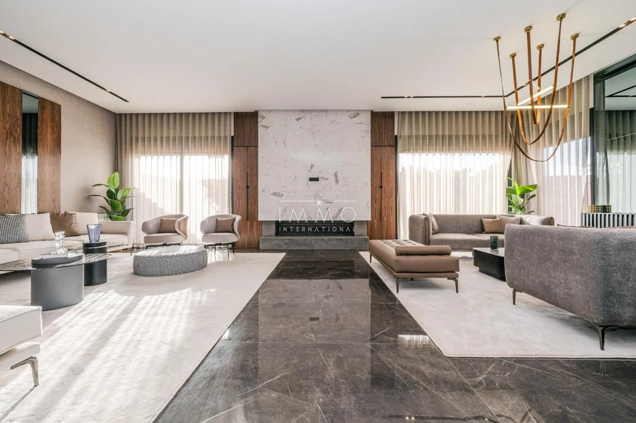 Villa comptemporaine a vendre avec vna km 10