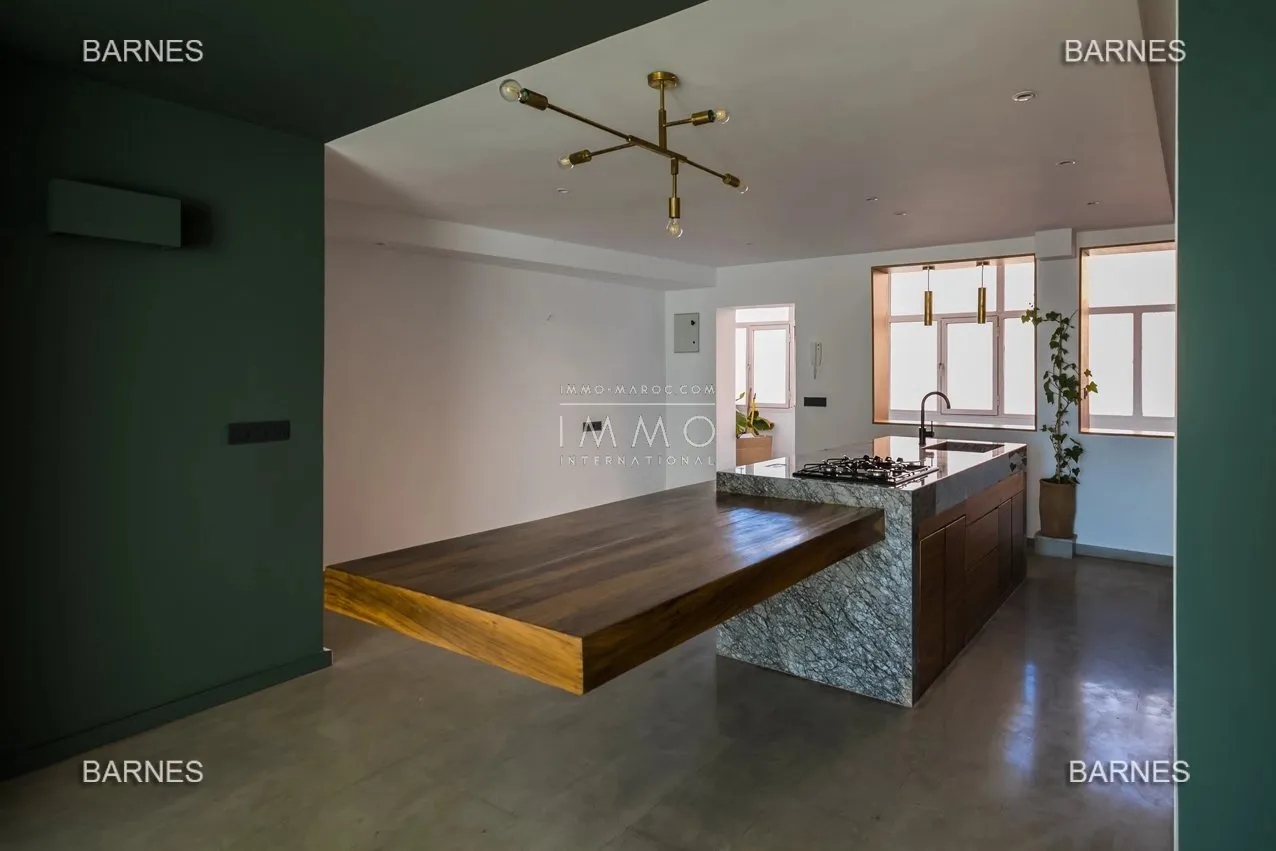 Signature arty à majorelle – 93 m² rénovés à neuf – pierre de taza & noyer