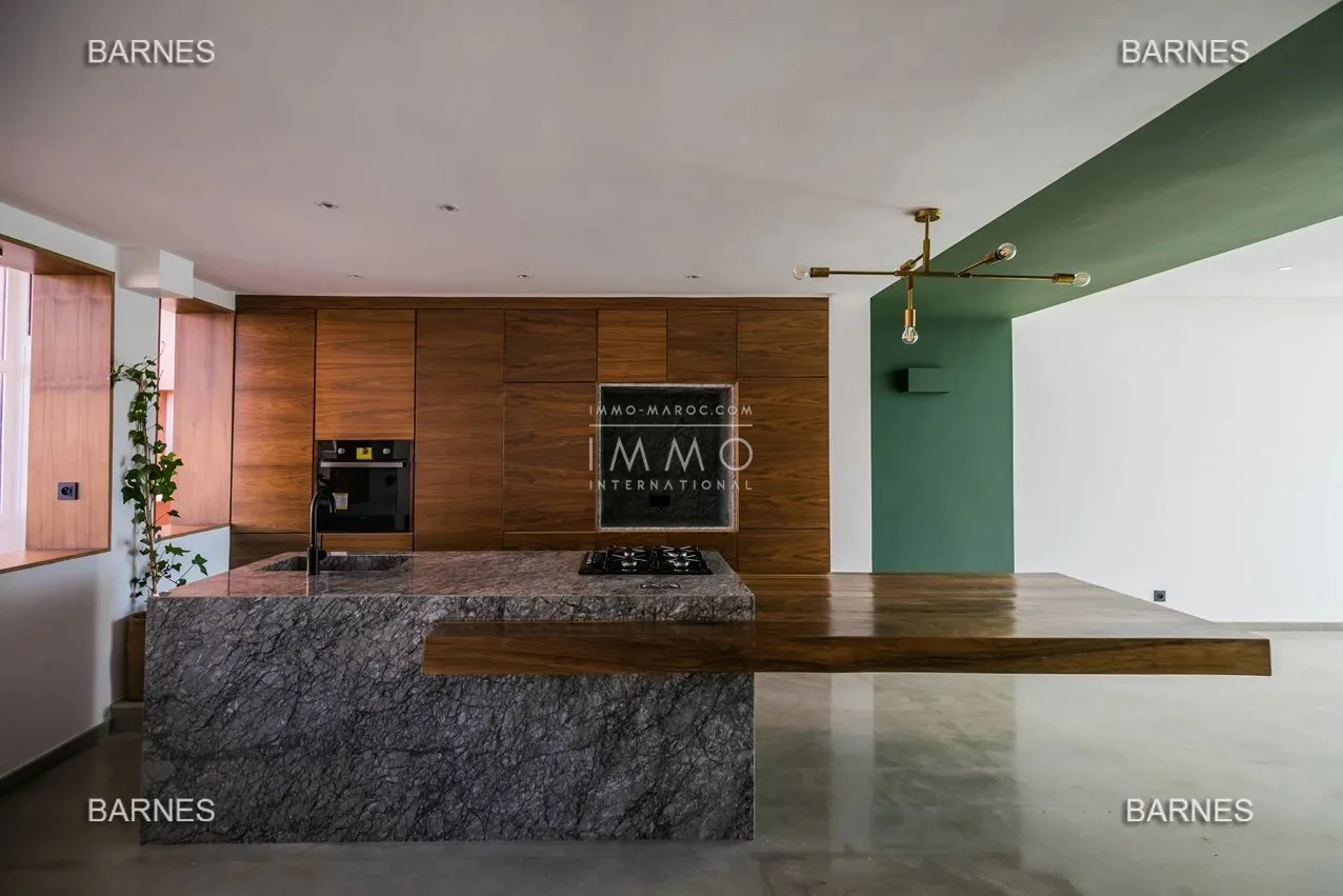 Signature arty à majorelle – 93 m² rénovés à neuf – pierre de taza & noyer