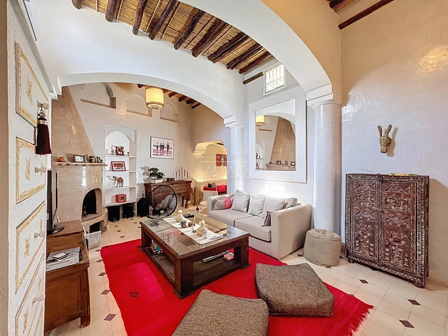 Villa à vendre route de sidi abdellah ghiat – 9 chambres – 600 m² – terrain 2,6 ha – vue atlas – vna – 5 bungalows