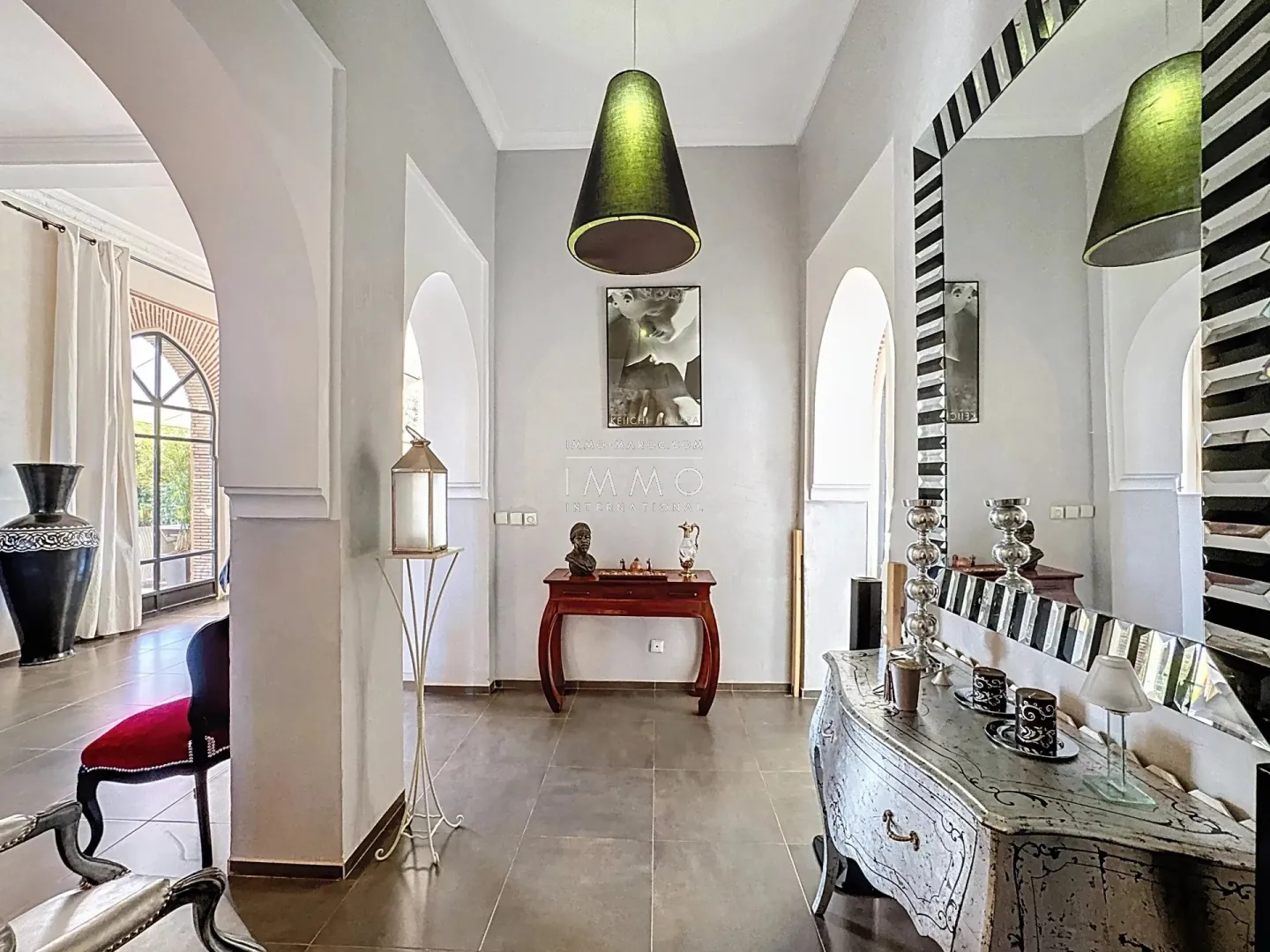 Villa à vendre route de sidi abdellah ghiat – 9 chambres – 600 m² – terrain 2,6 ha – vue atlas – vna – 5 bungalows