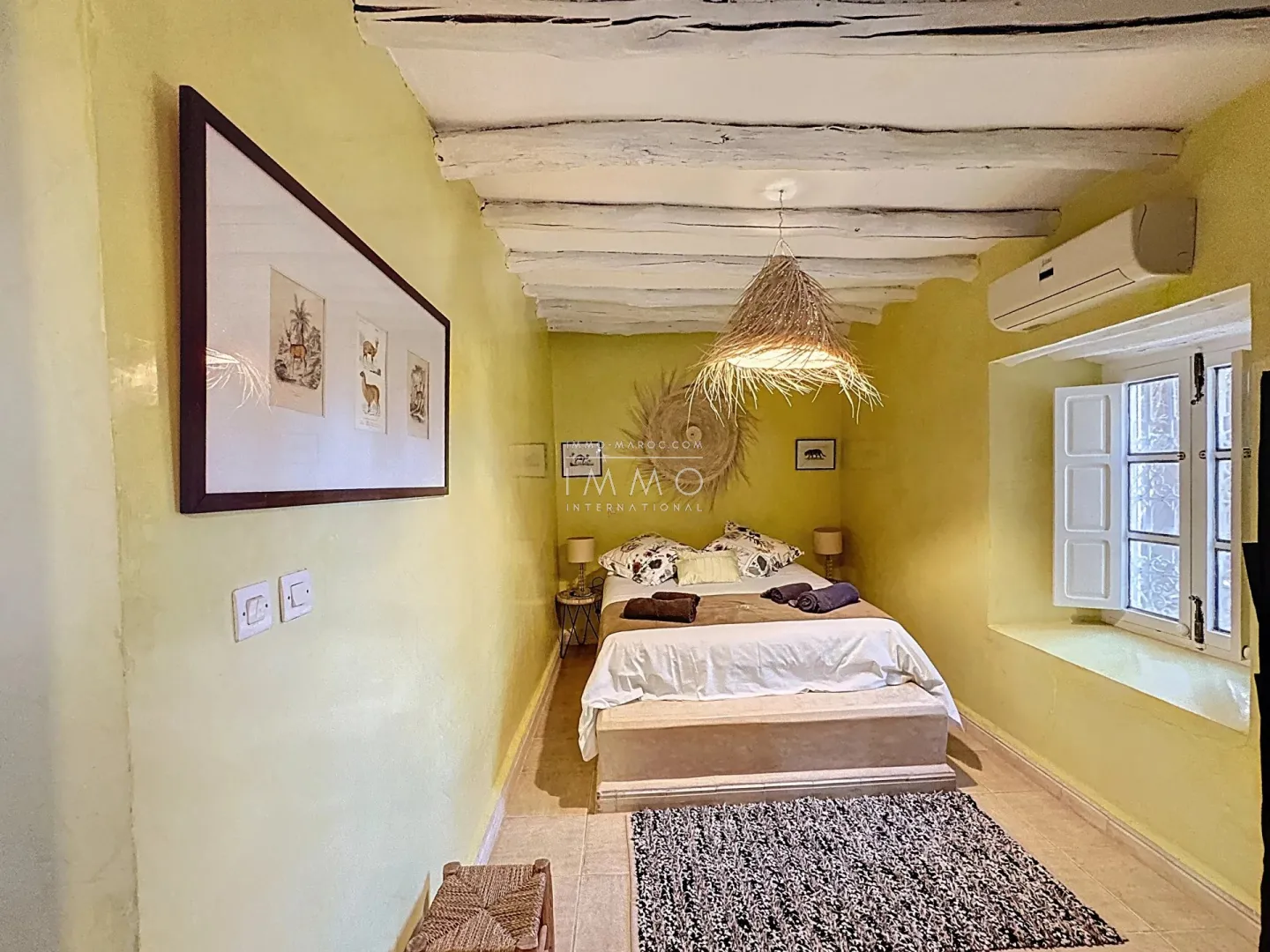 Villa à vendre route de sidi abdellah ghiat – 9 chambres – 600 m² – terrain 2,6 ha – vue atlas – vna – 5 bungalows