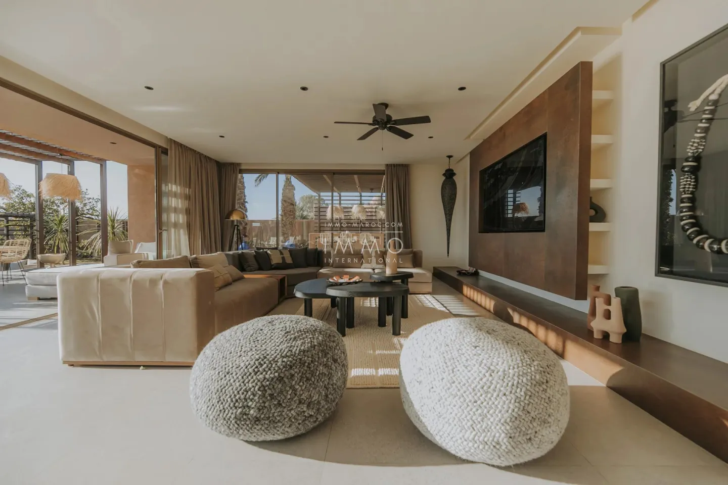 Villa contemporaine neuve à vendre à amelkis 2 – 5 chambres – piscine chauffée