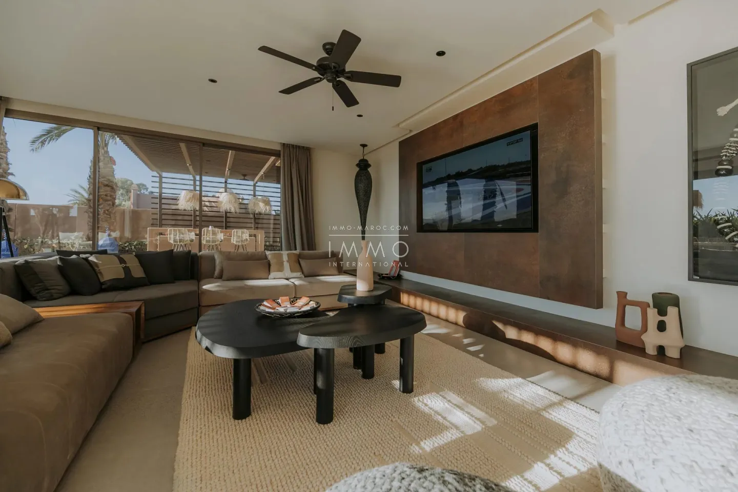 Villa contemporaine neuve à vendre à amelkis 2 – 5 chambres – piscine chauffée