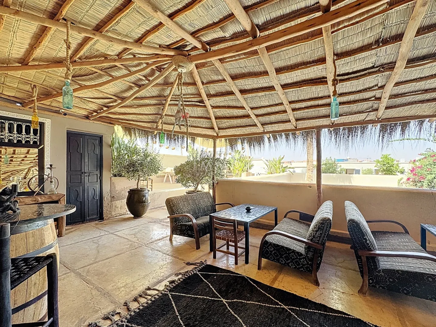 Riad à vendre – bab doukkala – 9 chambres – maison d'hôtes en activité – licence exploitation – spa & 2 patios – potentiel hôtelier