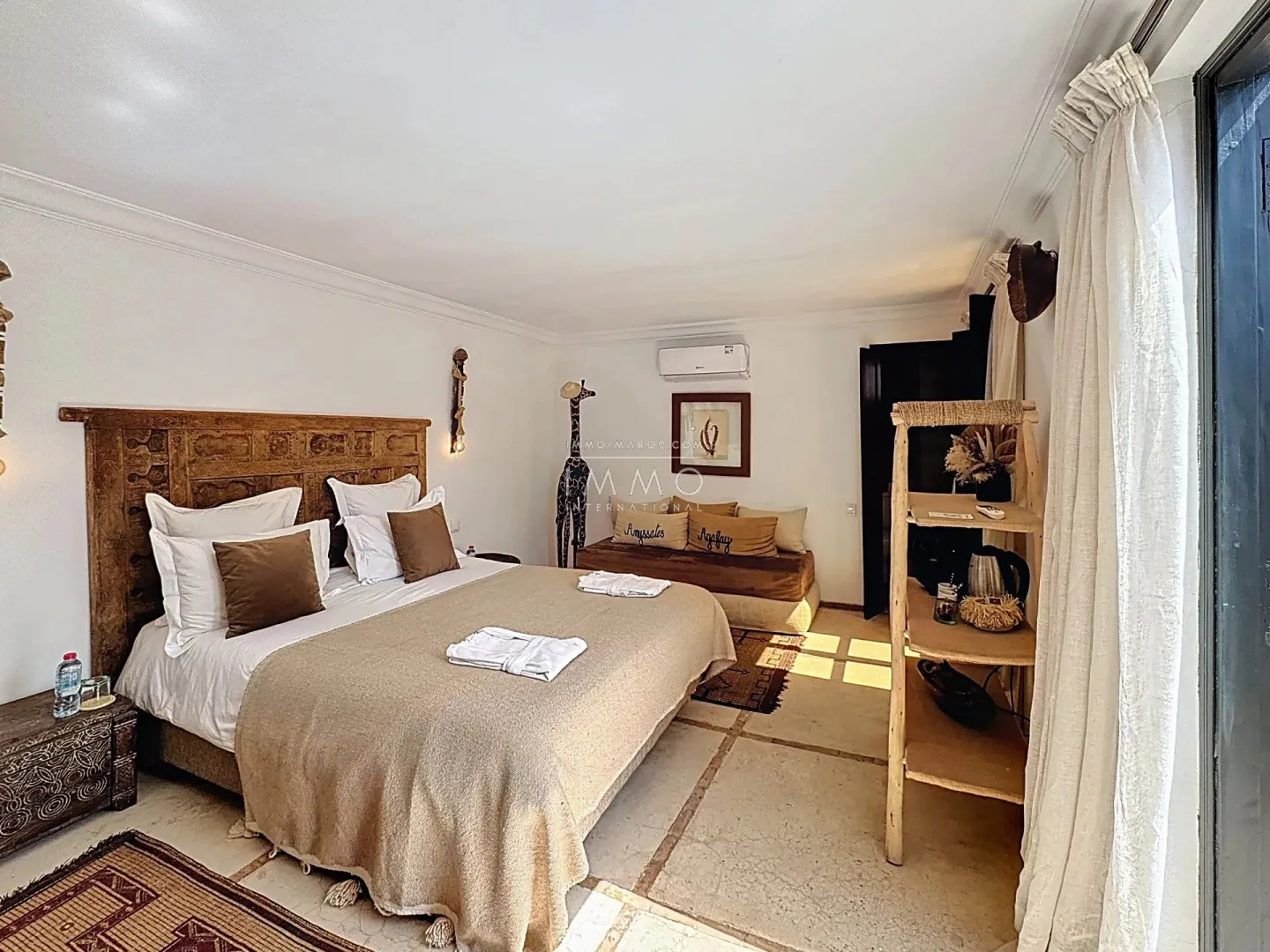 Riad à vendre – bab doukkala – 9 chambres – maison d'hôtes en activité – licence exploitation – spa & 2 patios – potentiel hôtelier