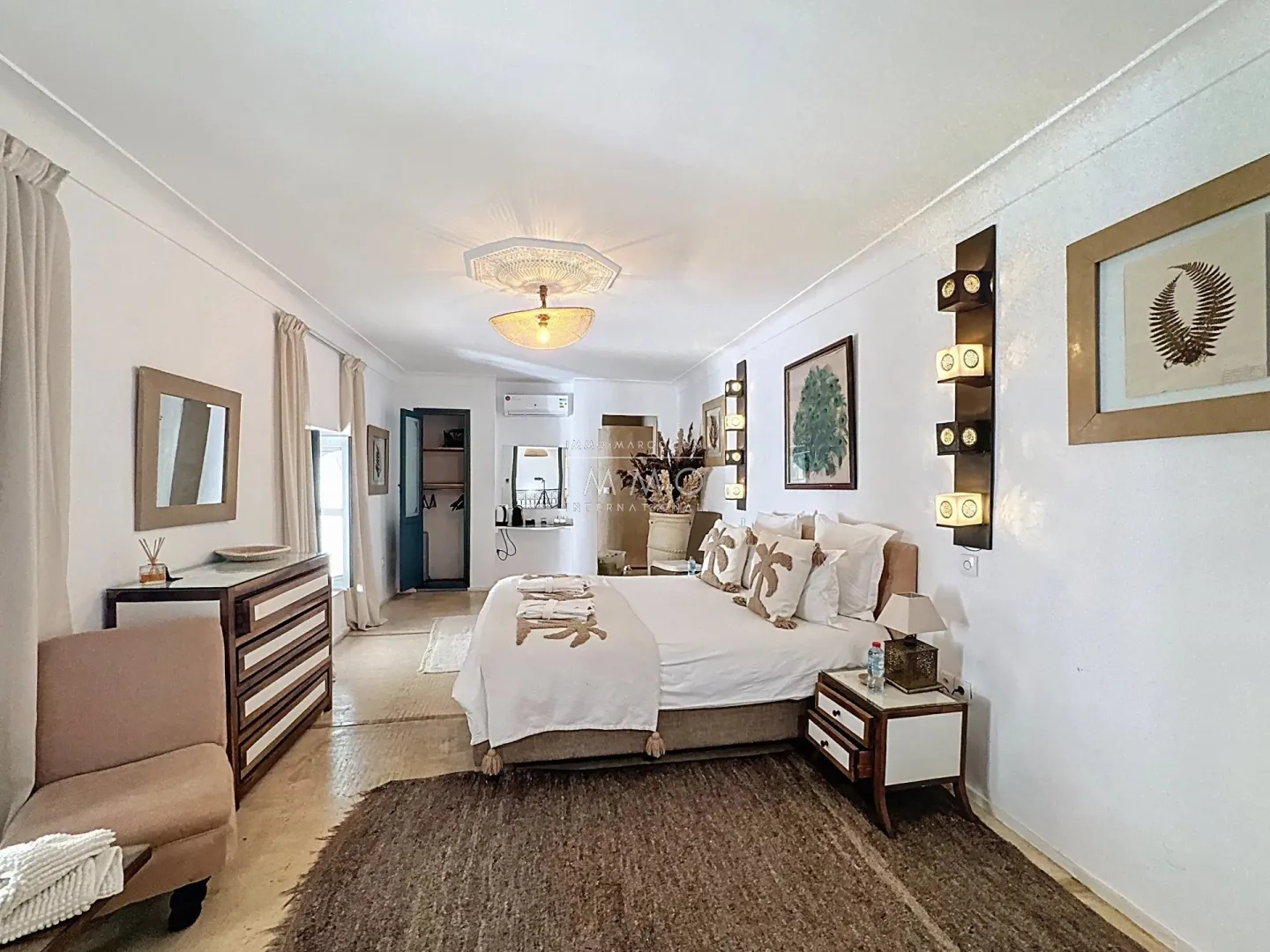 Riad à vendre – bab doukkala – 9 chambres – maison d'hôtes en activité – licence exploitation – spa & 2 patios – potentiel hôtelier