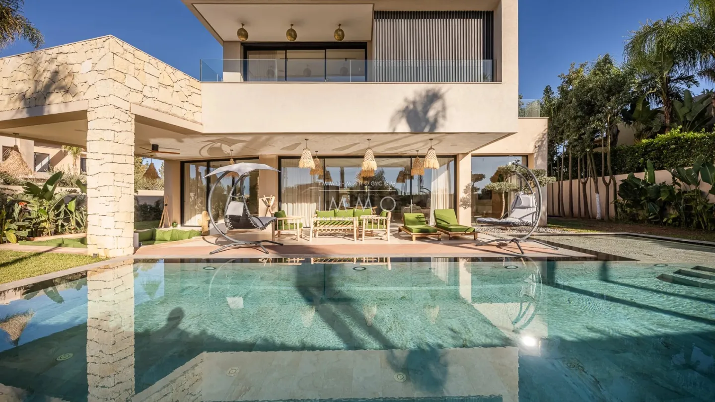 Villa contemporaine d'exception à amelkis 2 – 4 suites – prestations haut de gamme