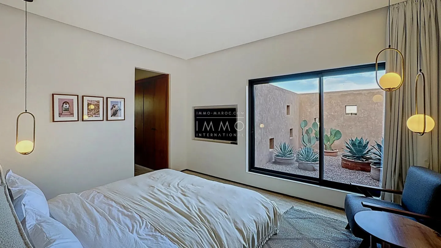 Villa à vendre golf amelkis – 6 suites – 600 m² – terrain 1 500 m² – 1ère ligne lac & atlas – pool house