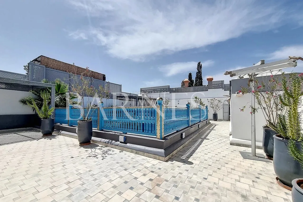 Maison d'hôtes en exploitation à vendre dar el bacha marrakech - 18 chambres - potentiel hôtelier