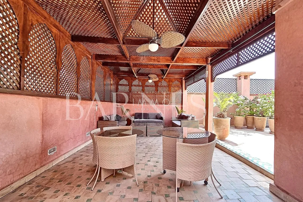 Maison d'hôtes en exploitation à vendre dar el bacha marrakech - 18 chambres - potentiel hôtelier