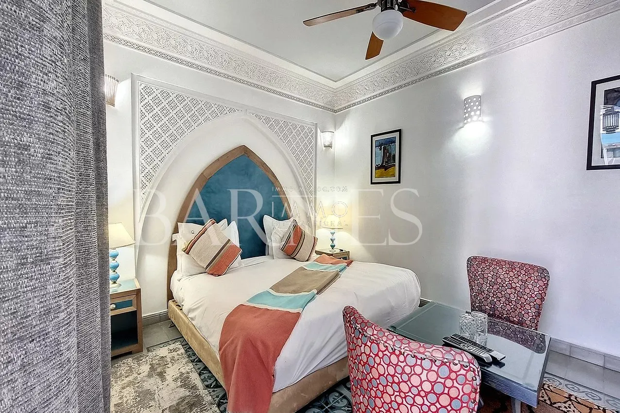 Maison d'hôtes en exploitation à vendre dar el bacha marrakech - 18 chambres - potentiel hôtelier