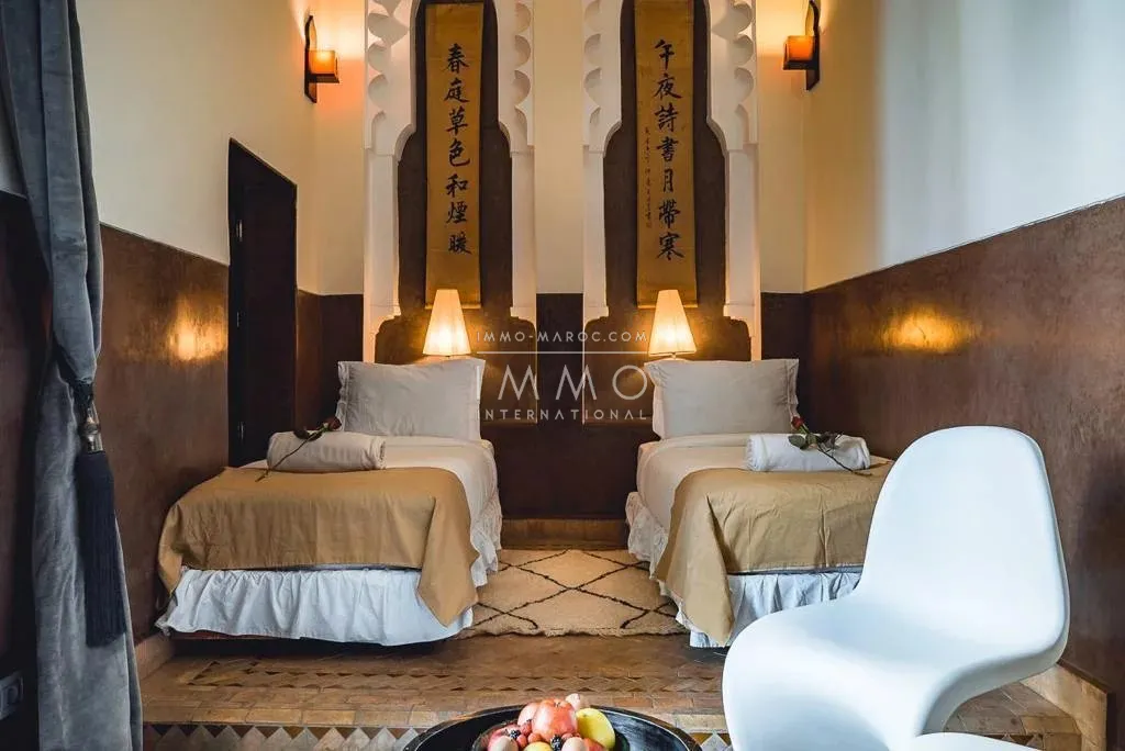 Riad à vendre – dar el bacha – 12 chambres – maison d'hôtes en exploitation – spa & 2 piscines – potentiel hôtelier - Photo 12
