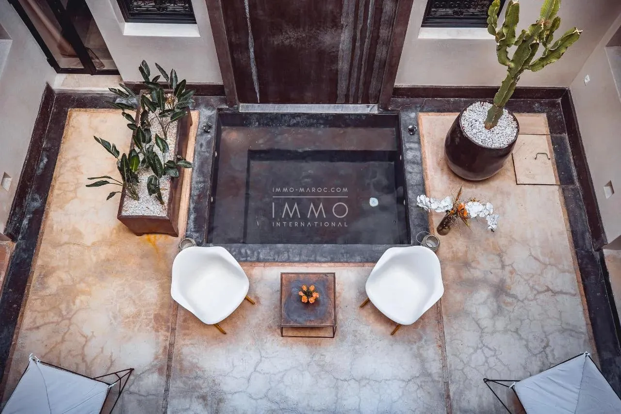 Riad à vendre – dar el bacha – 12 chambres – maison d'hôtes en exploitation – spa & 2 piscines – potentiel hôtelier - Photo 4