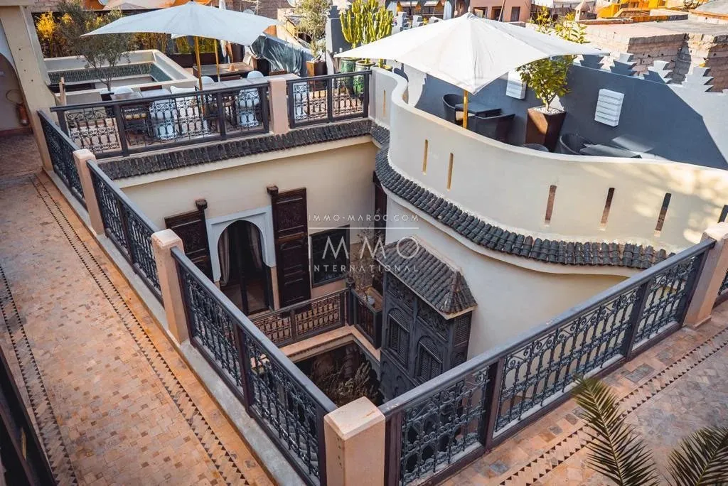 Riad à vendre – dar el bacha – 12 chambres – maison d'hôtes en exploitation – spa & 2 piscines – potentiel hôtelier - Photo 25