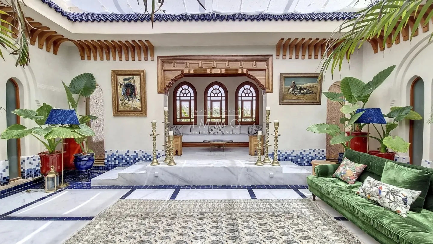 Villa d’architecture marocaine au sein d’un domaine exclusif – route de sidi abdellah ghiat