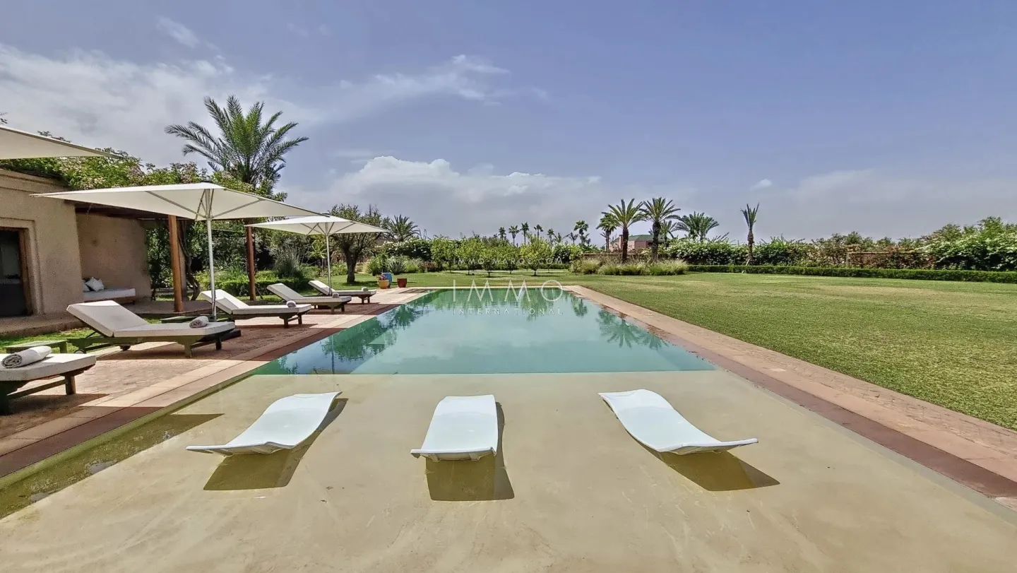 Villa d’architecture marocaine au sein d’un domaine exclusif – route de sidi abdellah ghiat