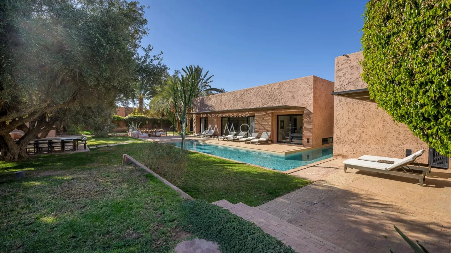 Villa d'exception à vendre au domaine royal palm – 5 chambres – terrain 3 100 m²