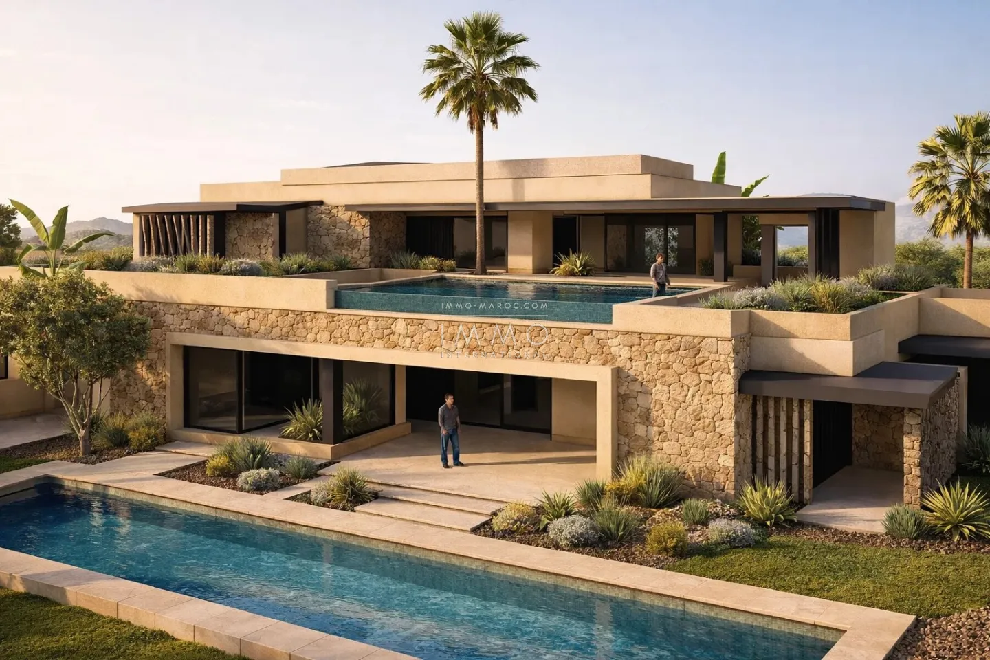 Villa d’exception en première ligne du golf d’amelkis