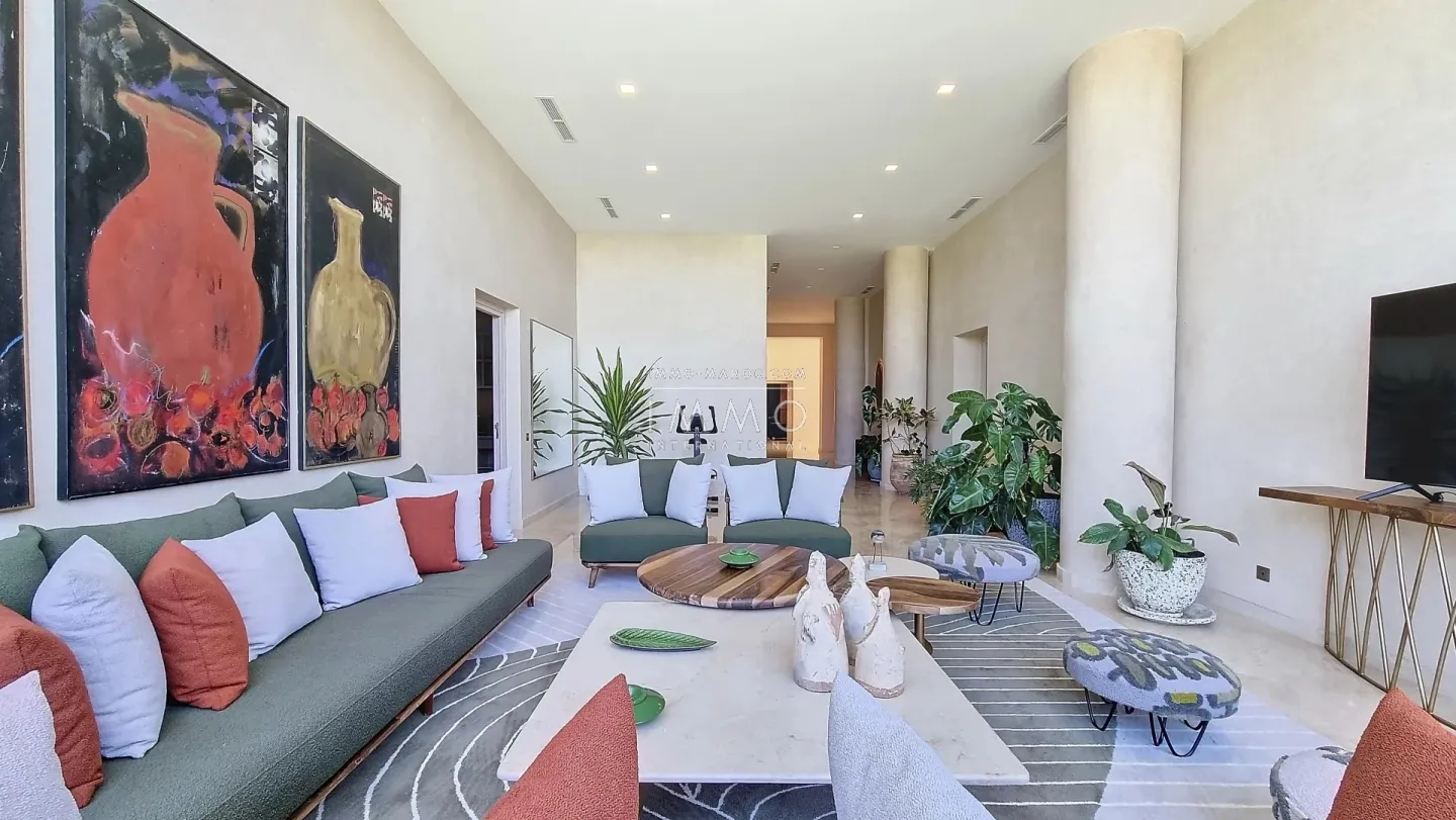 Villa d’exception à l’architecture octogone – route de l’ourika – 9 chambres – parc de 1 hectare