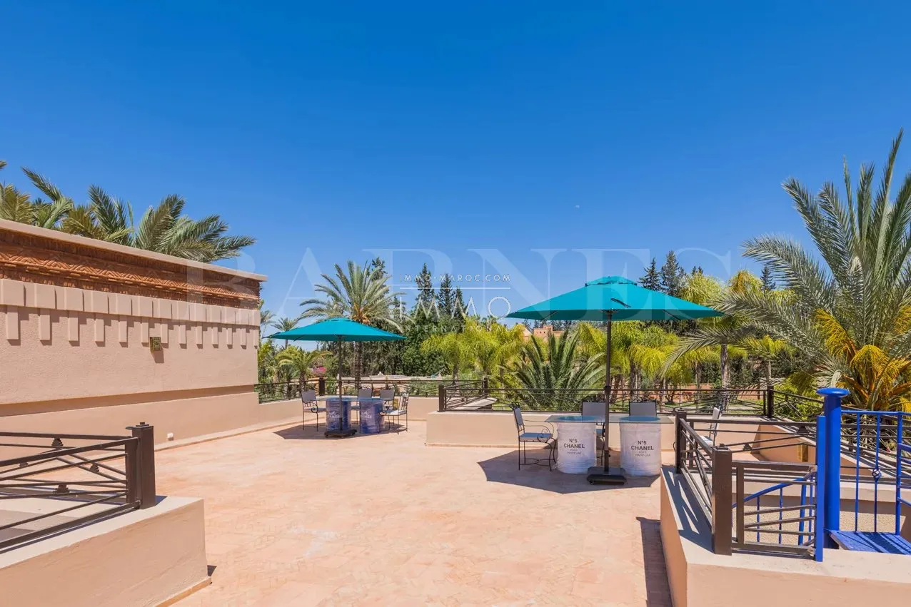 Palais oriental d’exception à vendre – dar tounsi, palmeraie – 9 suites – parc de 1 hectare