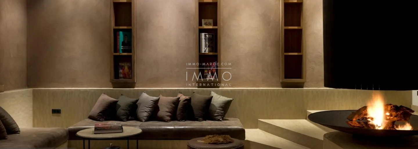 Chef-d’œuvre architectural à bab atlas – marbre de taza & noyer de l’atlas – 9 suites