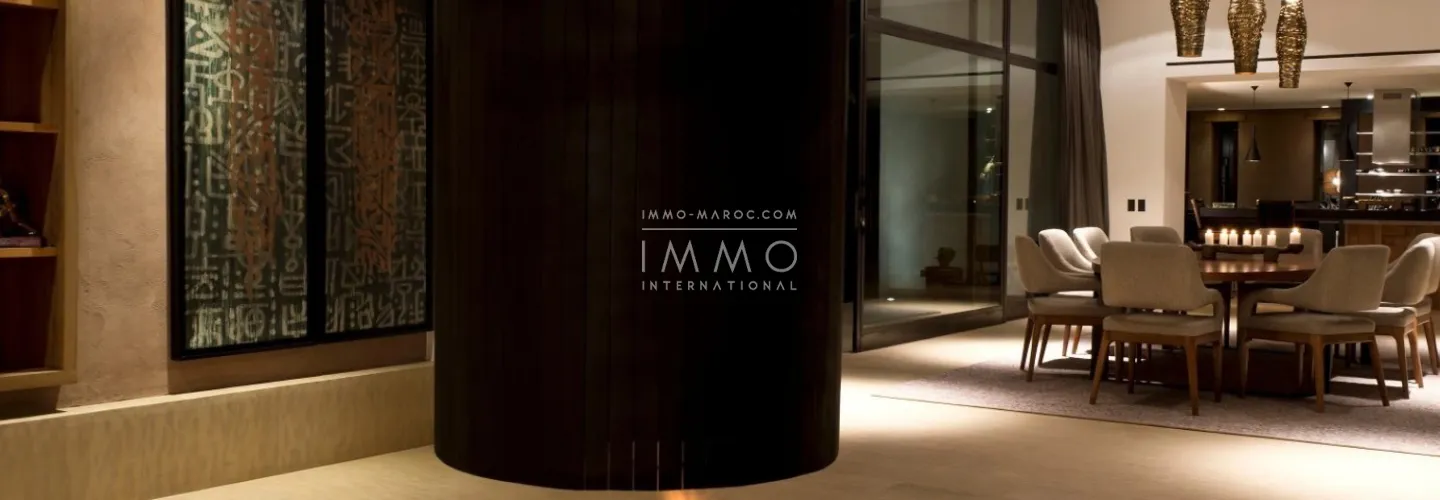 Chef-d’œuvre architectural à bab atlas – marbre de taza & noyer de l’atlas – 9 suites