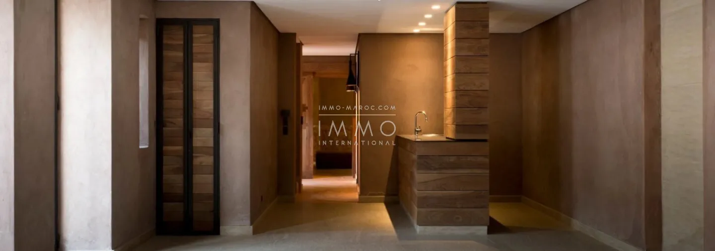 Chef-d’œuvre architectural à bab atlas – marbre de taza & noyer de l’atlas – 9 suites