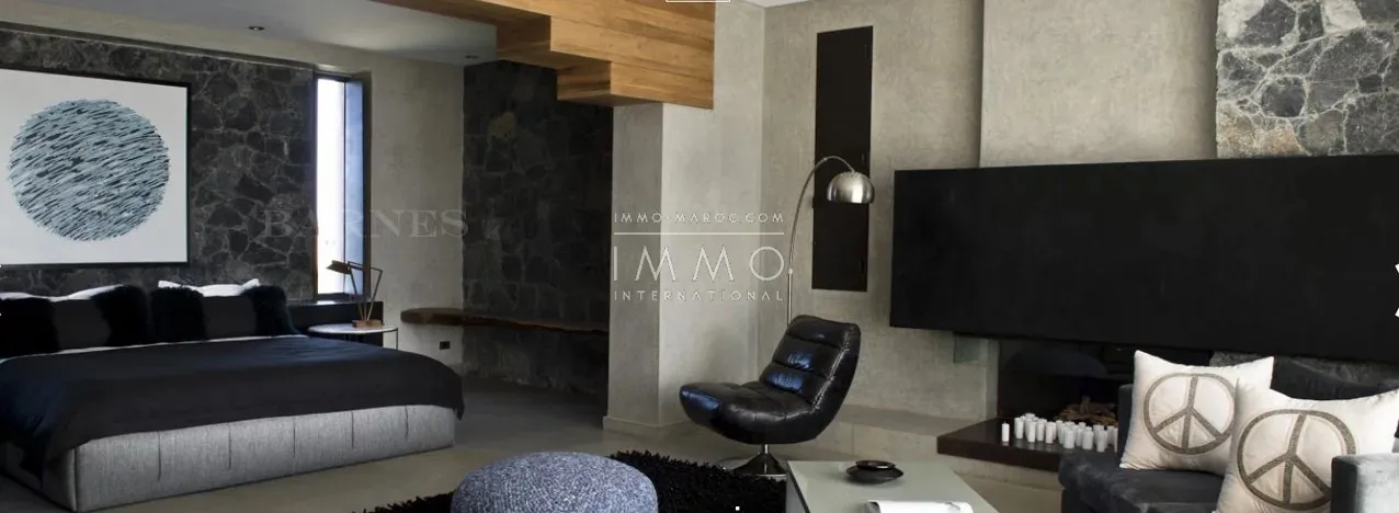 Somptueuse villa contemporaine de luxe – bab atlas – 6 suites – parc de 1 hectare avec lac