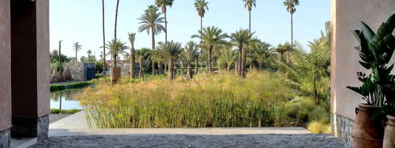 Somptueuse villa contemporaine de luxe – bab atlas – 6 suites – parc de 1 hectare avec lac