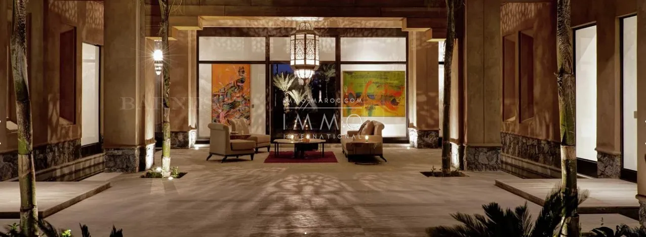 Somptueuse villa contemporaine de luxe – bab atlas – 6 suites – parc de 1 hectare avec lac