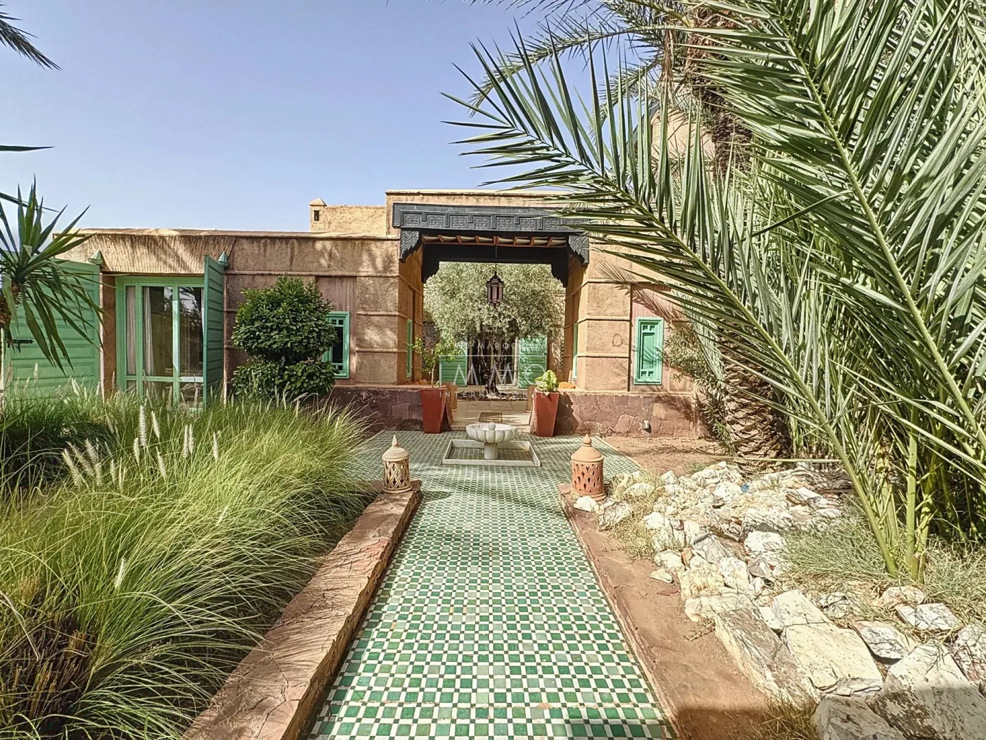 Villa kasbah chic à vendre en palmeraie – signée Élie mouyal – 10 chambres